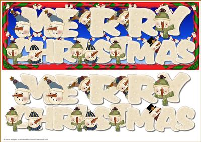 Large Dl - Snow Smile Merry Christmas