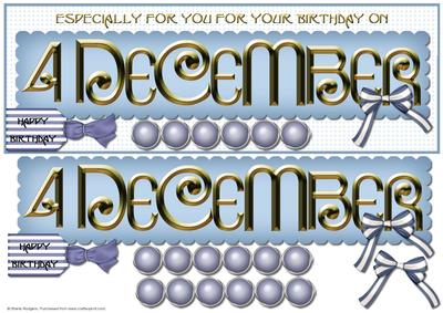 Day of the Year Birthday - December 4