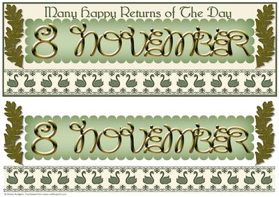 Day of the Year Birthday - November 8