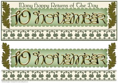 Day of the Year Birthday - November 10
