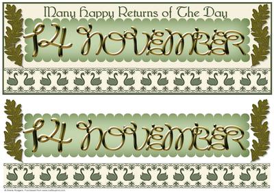 Day of the Year Birthday - November 14