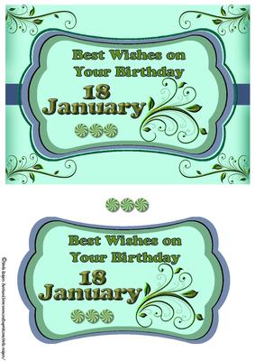 Day of the Year Birthday - January 18