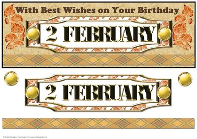 Day of the Year Birthday - February 2
