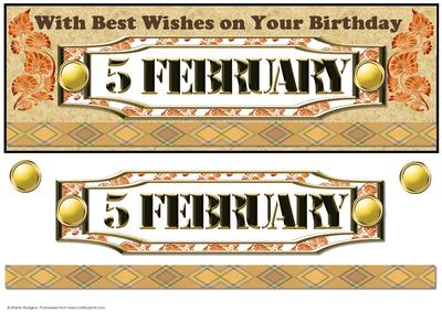 Day of the Year Birthday - February 5
