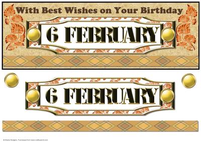 Day of the Year Birthday - February 6
