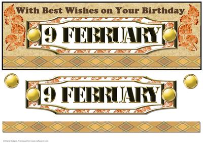 Day of the Year Birthday - February 9