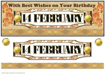 Day of the Year Birthday - February 14