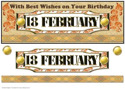 Day of the Year Birthday - February 18