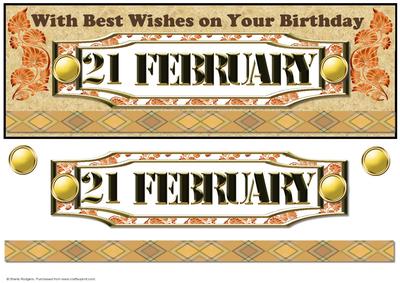 Day of the Year Birthday - February 21