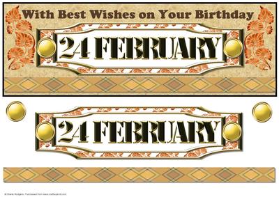 Day of the Year Birthday - February 24