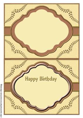 Day of the Year Birthday - March Insert