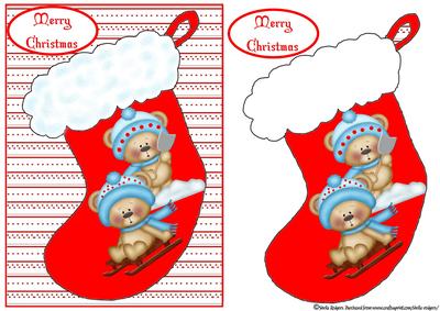 Quick Card - Christmas Stocking 1