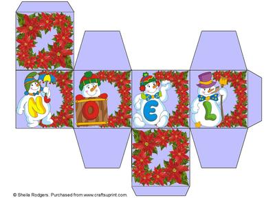 All in One Gift Box - Noel Snowmen