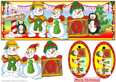Snowmen Names Large Dl - Rio