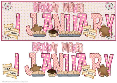 Day of the Year Birthday - Female January 1