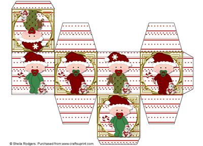 All in One Gift Box - Christmas Babies with Bears
