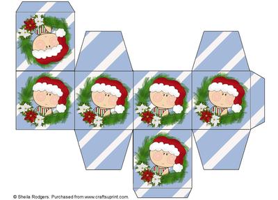 All in One Gift Box - Santa Hat Baby