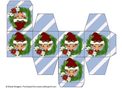 All in One Gift Box - Santa Hat Boy