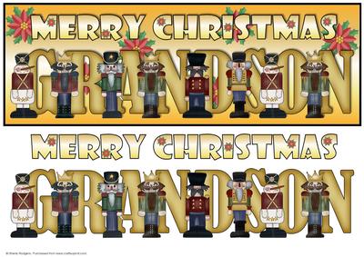 Large Dl - Captain Christmas Grandson