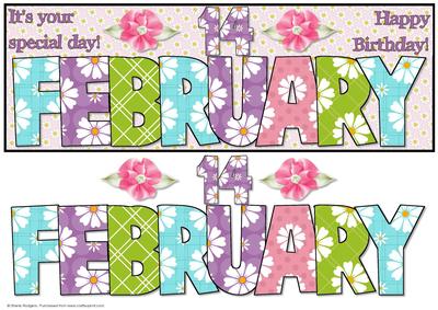 Day of the Year Birthday - February 14