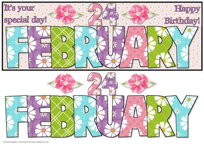 Day of the Year Birthday - February 24