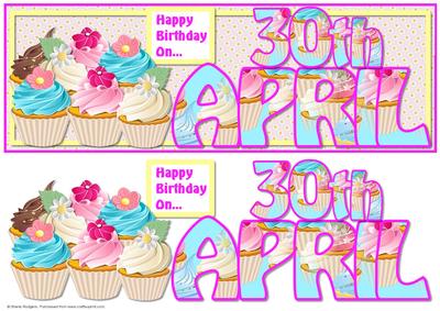 Day of the Year Female - April 30
