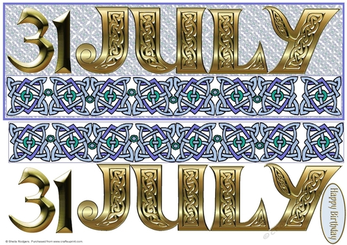 Day of the Year - July 31