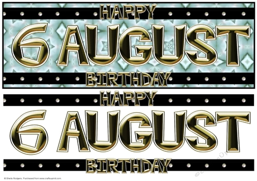 Day of the Year - August 6