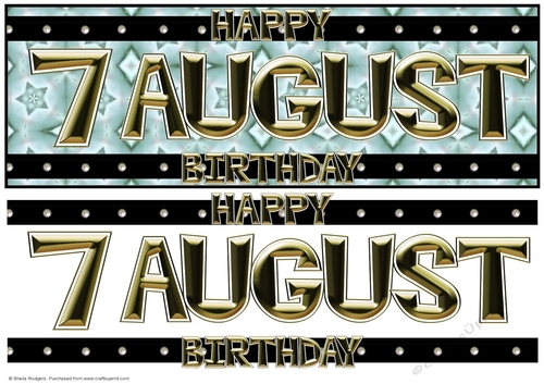 Day of the Year - August 7