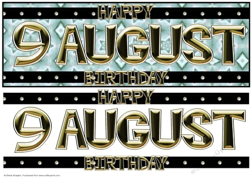 Day of the Year - August 9