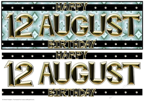 Day of the Year - August 12