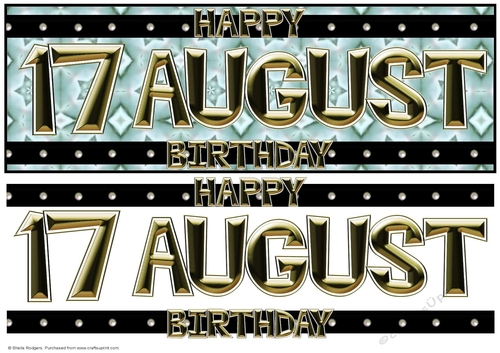 Day of the Year - August 17