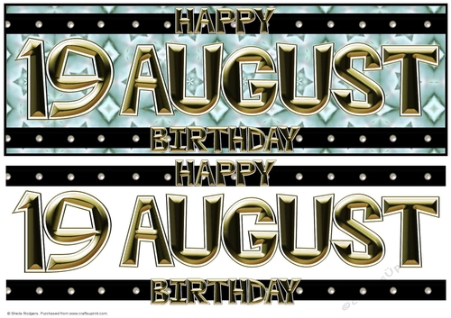 Day of the Year - August 19