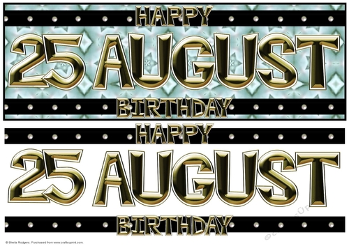 Day of the Year - August 25