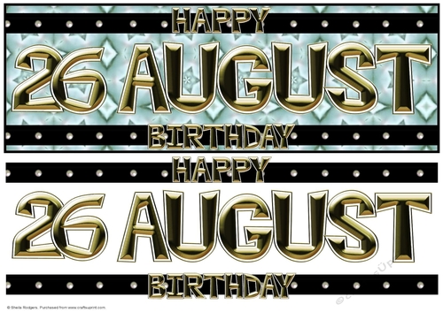 Day of the Year - August 26