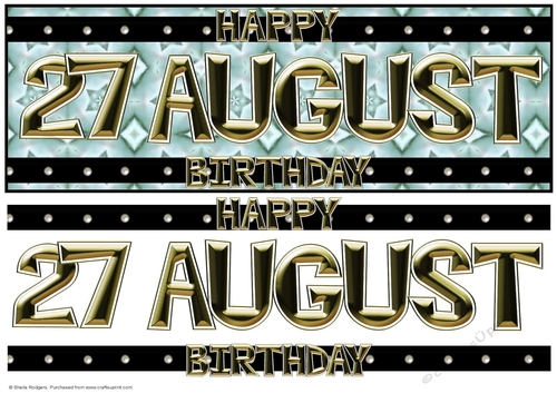 Day of the Year - August 27