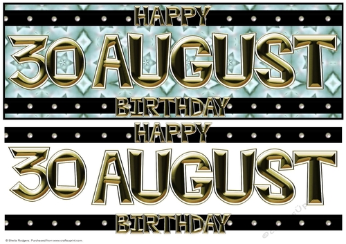 Day of the Year - August 30