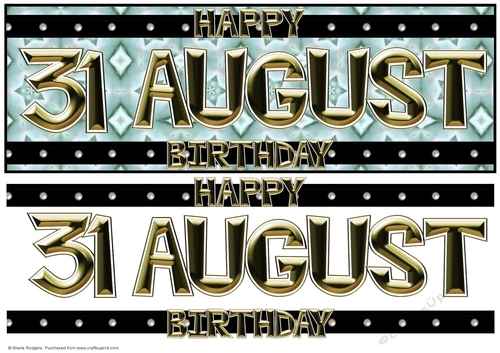 Day of the Year - August 31
