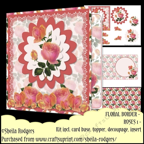 Floral Border - Roses 1