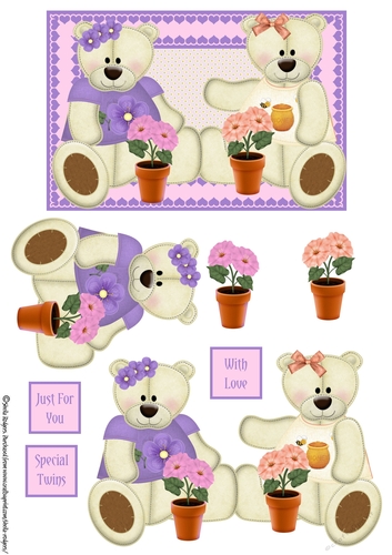 Twin Girl Bears