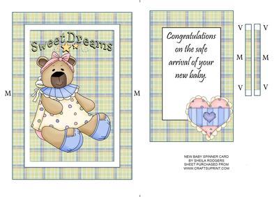 New Baby Spinner Card