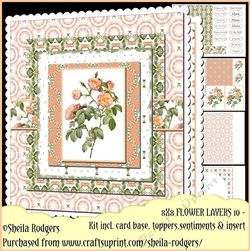 8x8 FLOWER LAYERS 10