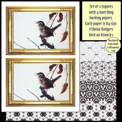 Topper Kit - Bird on Branch 1