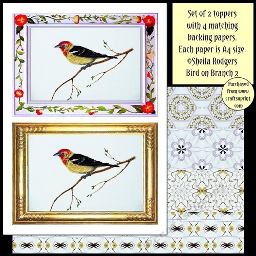 Topper Kit - Bird on Branch 2