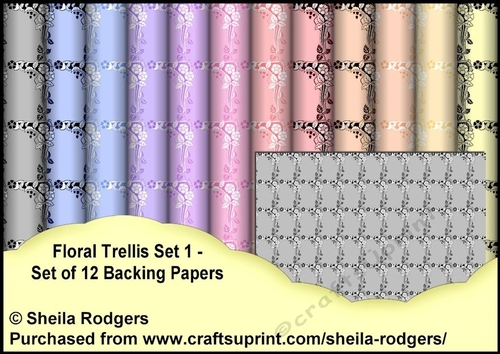 Floral Trellis Set 1