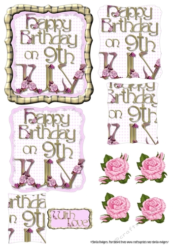 Day of the Year - Female - July 9