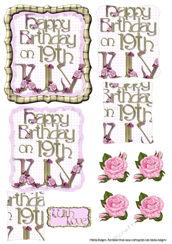 Day of the Year - Female - July 19