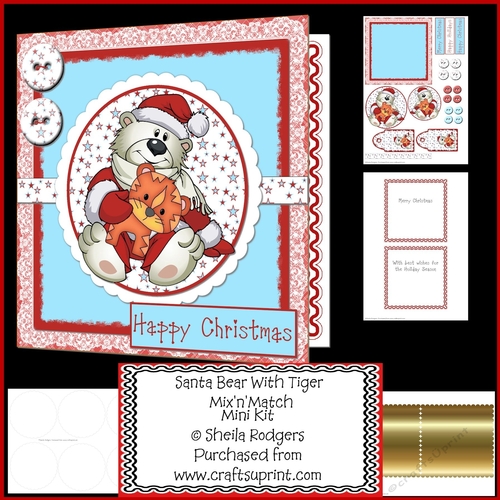 MixnMatch - Santa Bear With Tiger