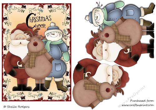 Snowmen Border - Christmas Pals 2