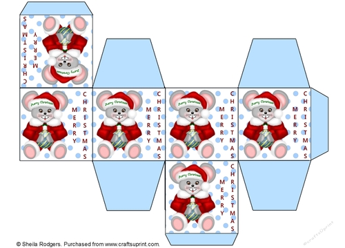 All In One Gift Box - Christmas Mouse 2